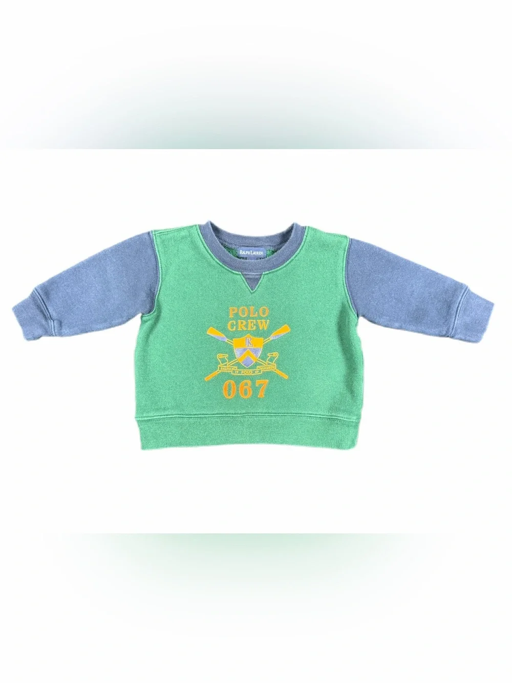 RALPH LAUREN Vintage Polo Crew Crewneck Sweatshirt - 6-12M